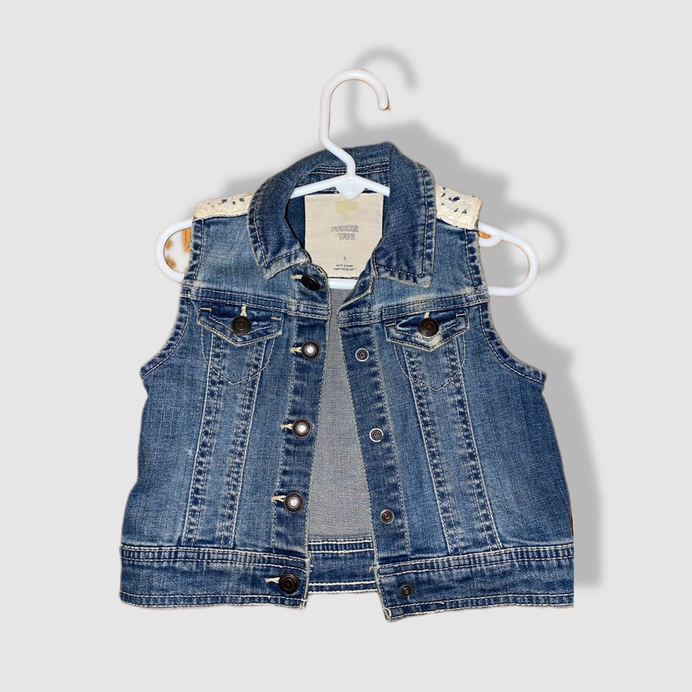 Girls Tucker & Tate denim vest